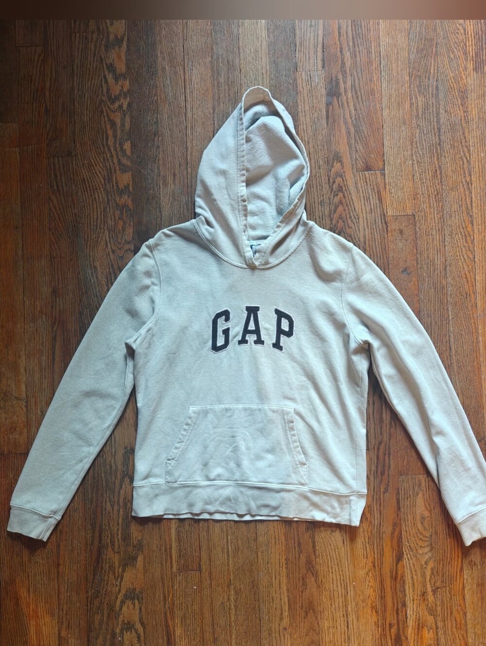 Vintage GAP Beige Hoodie With The Gap Logo